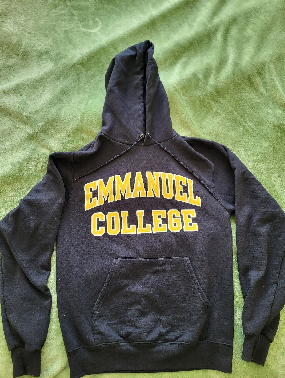 Emmanuel College Champion Hoodie - Sz Small - EUC - Nice!